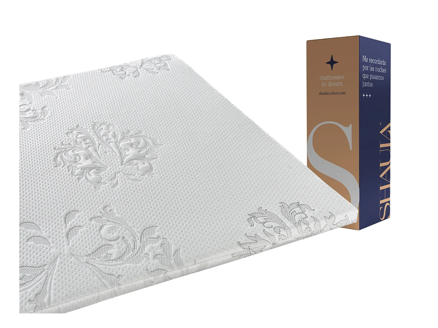 Viskoelastischer Topper 90x200 INFINIUM Höhe 4 cm | Memory-Effekt | Bezug | Waschbar