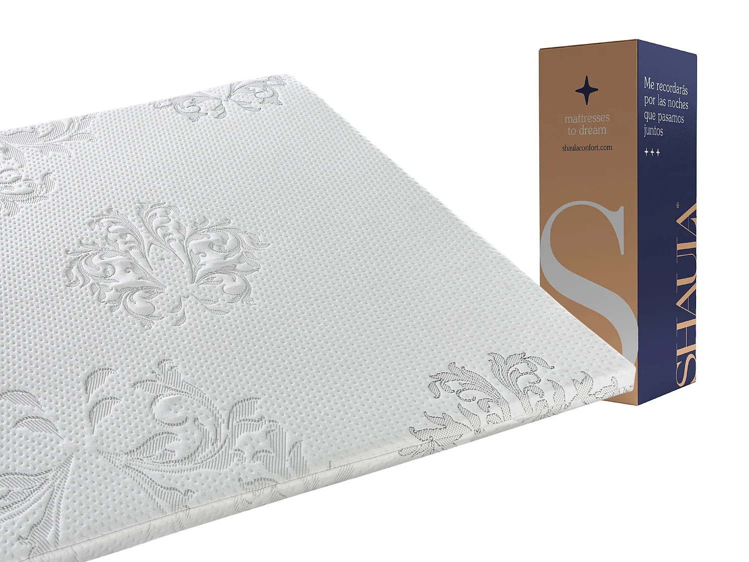Surmatelas à mémoire 90x190 INFINIUM Épaisseur 4 cm | Effet mémoire | Housse|Lavable