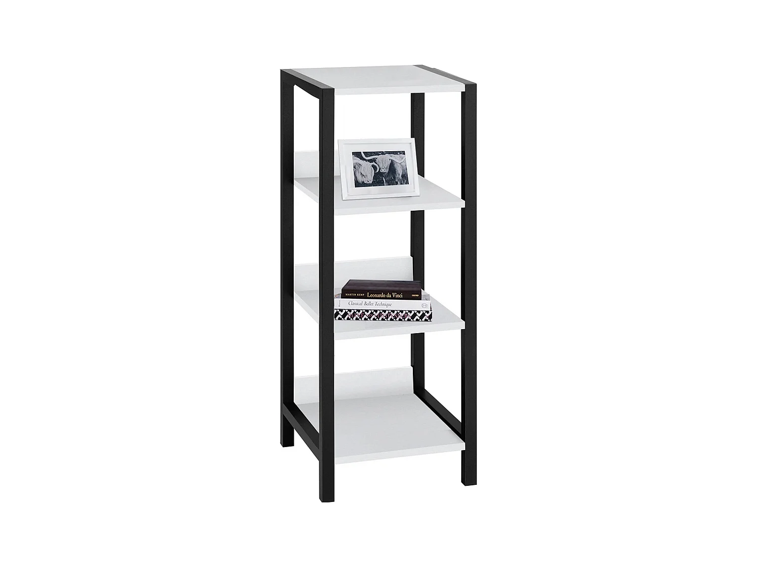 Estantes Blanco Negro