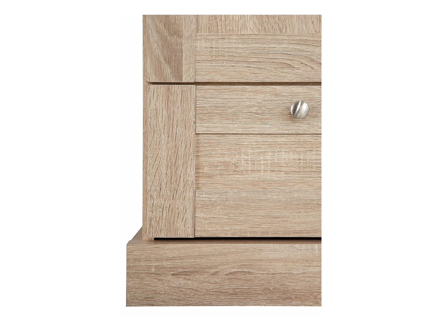 Kledingkast 3 Deurs 2 Laden Eiken 3 Deurs