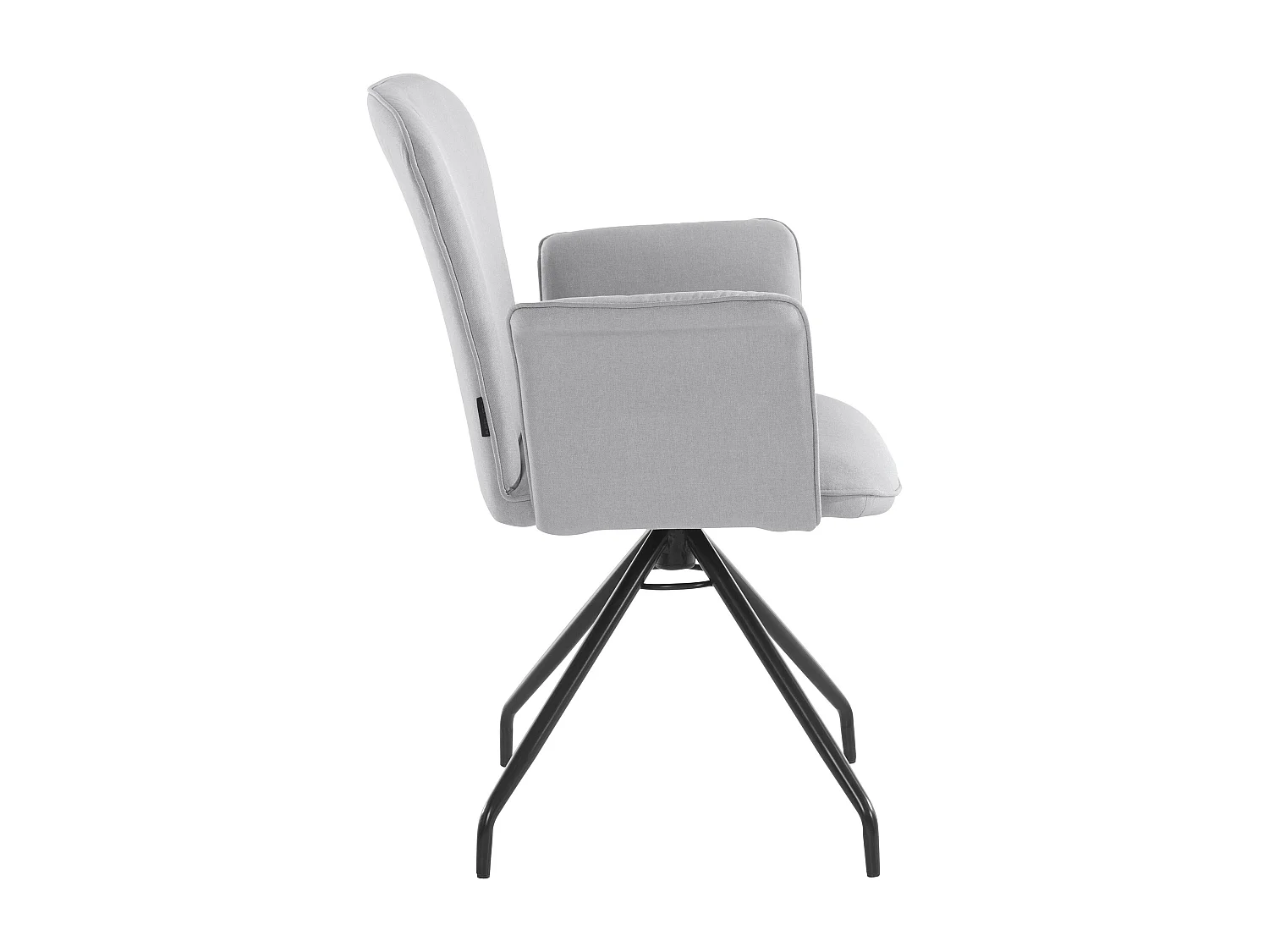 Carla | Fauteuil en tissu Gris, 2 pièces