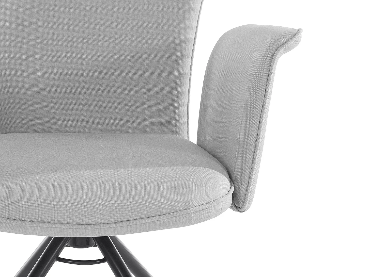 Carla | Fauteuil en tissu Gris, 2 pièces