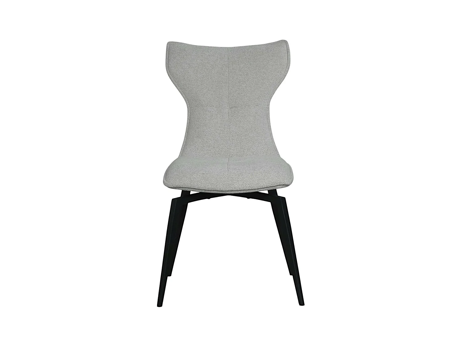 Chaise beige pivotante en velours avec passepoil (lot de 2) LOMBARDIE