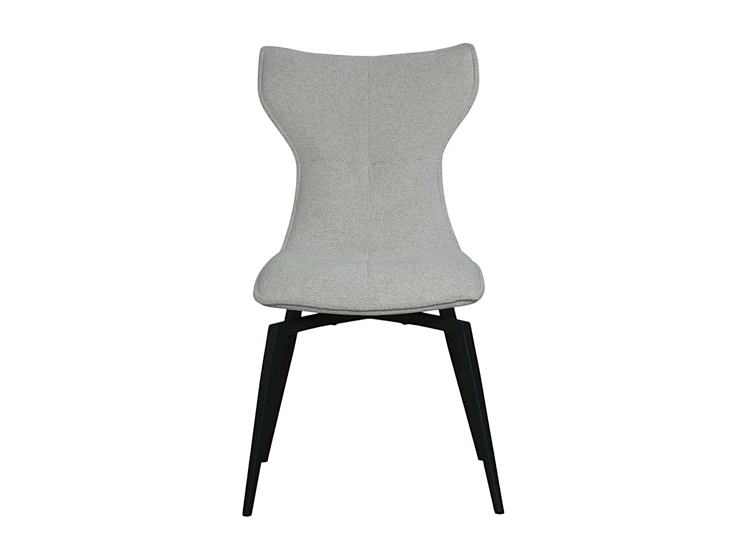 Chaise beige pivotante en velours avec passepoil (lot de 2) LOMBARDIE