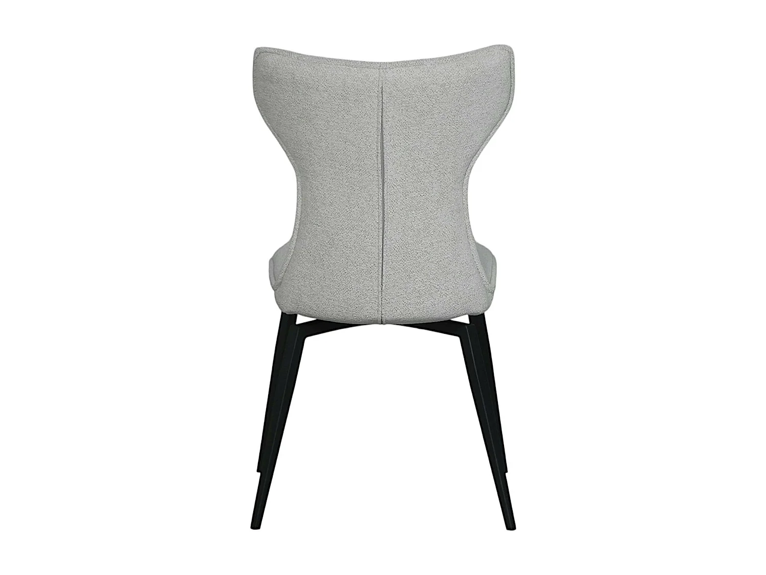 Chaise beige pivotante en velours avec passepoil (lot de 2) LOMBARDIE