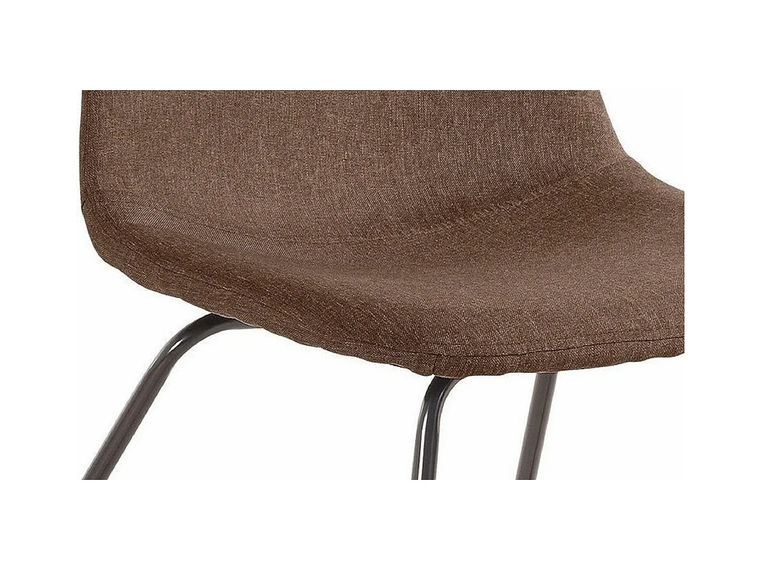 Colby | Eetkamerstoel in stof Cappucino, 4 st.