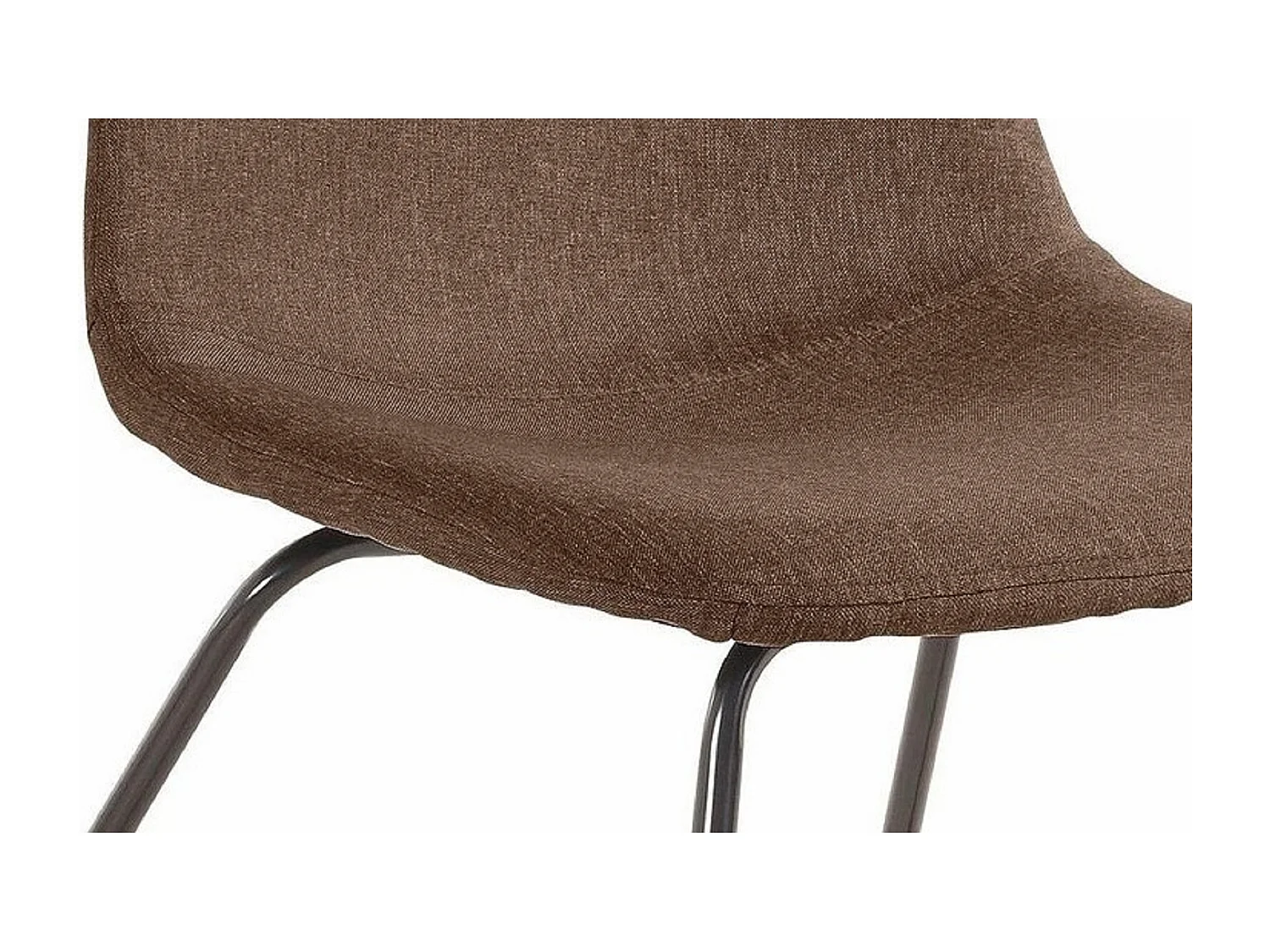 Colby | Sedia da pranzo in tessuto Cappucino, confezione da 4 pz.