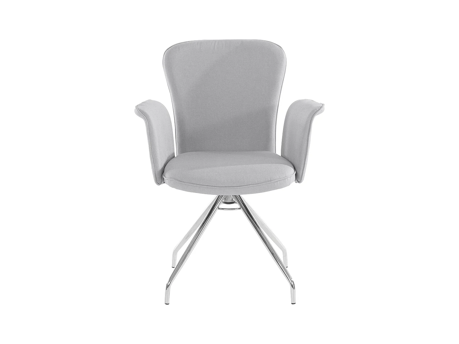 Carla | Fauteuil en tissu Gris, 2 pièces