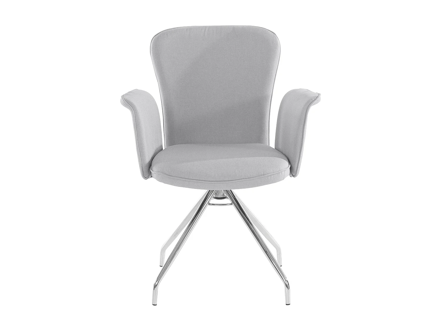 Carla | Fauteuil en tissu Gris, 2 pièces