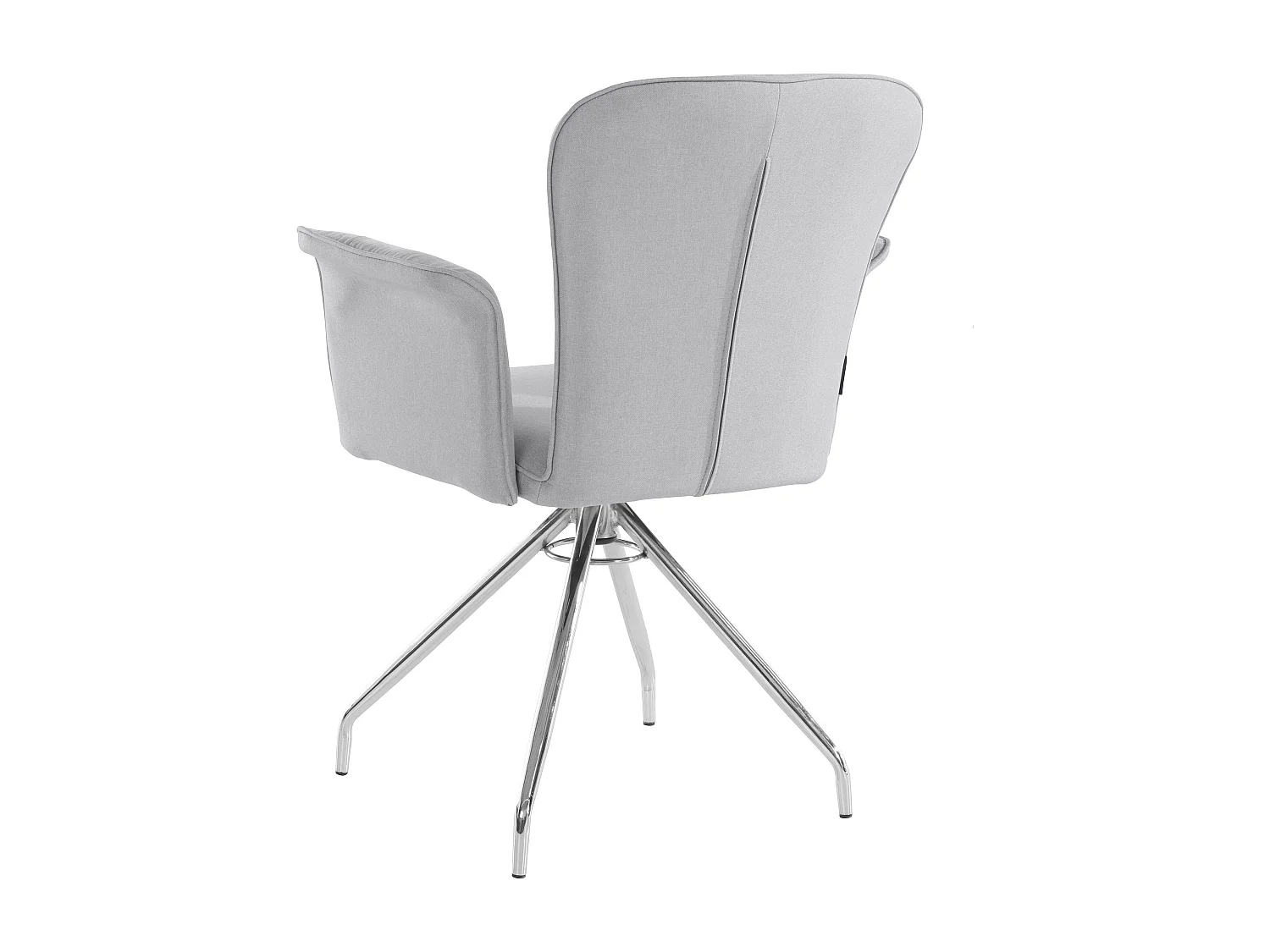Carla | Fauteuil en tissu Gris, 2 pièces