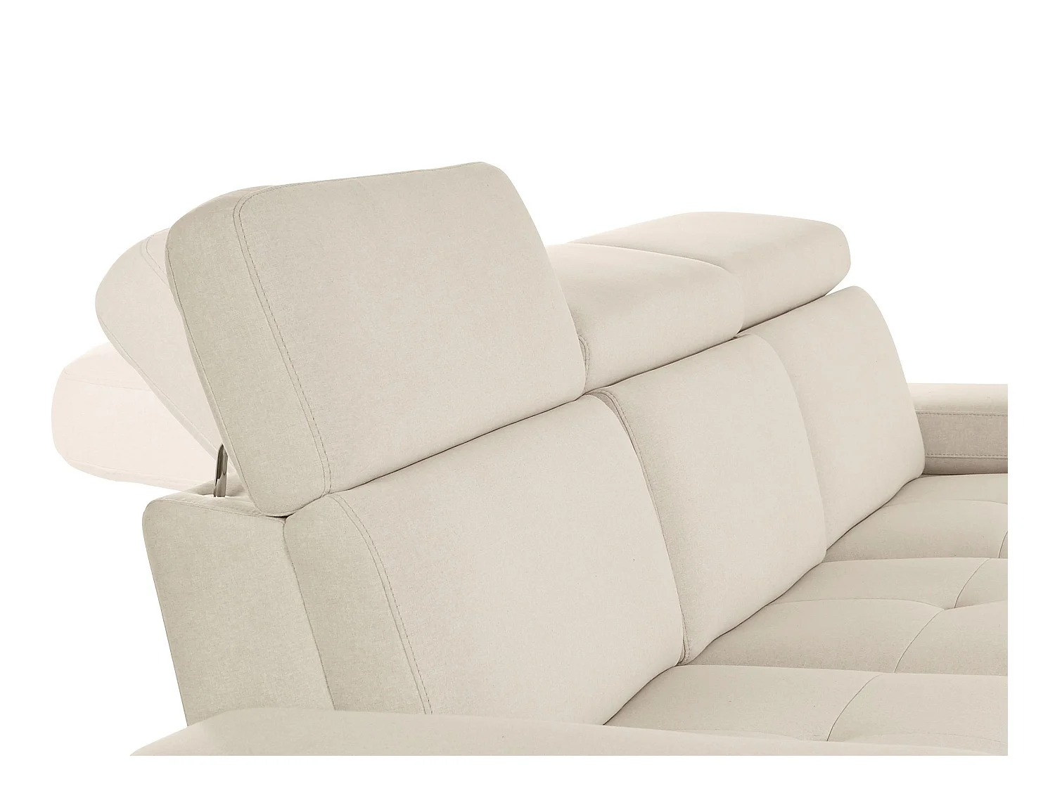 Rayland | Chaise Lounge 3 places droite avec manuelle en sable