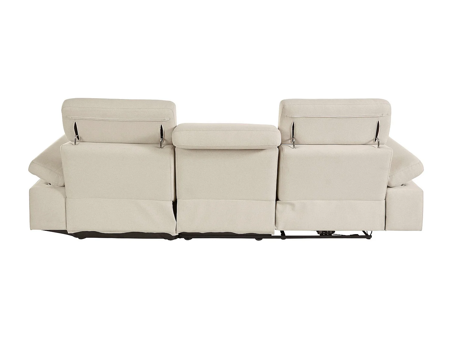 Rayland | Chaise Lounge 3 places droite avec manuelle en sable