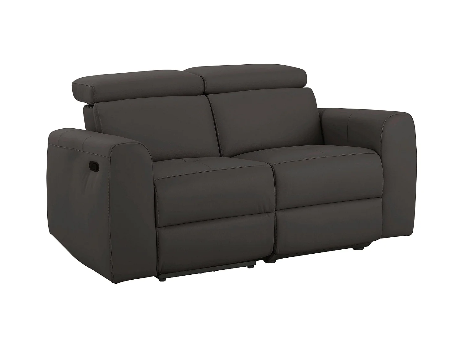 Capena | Sofa 2 Sitzer in Braun PU