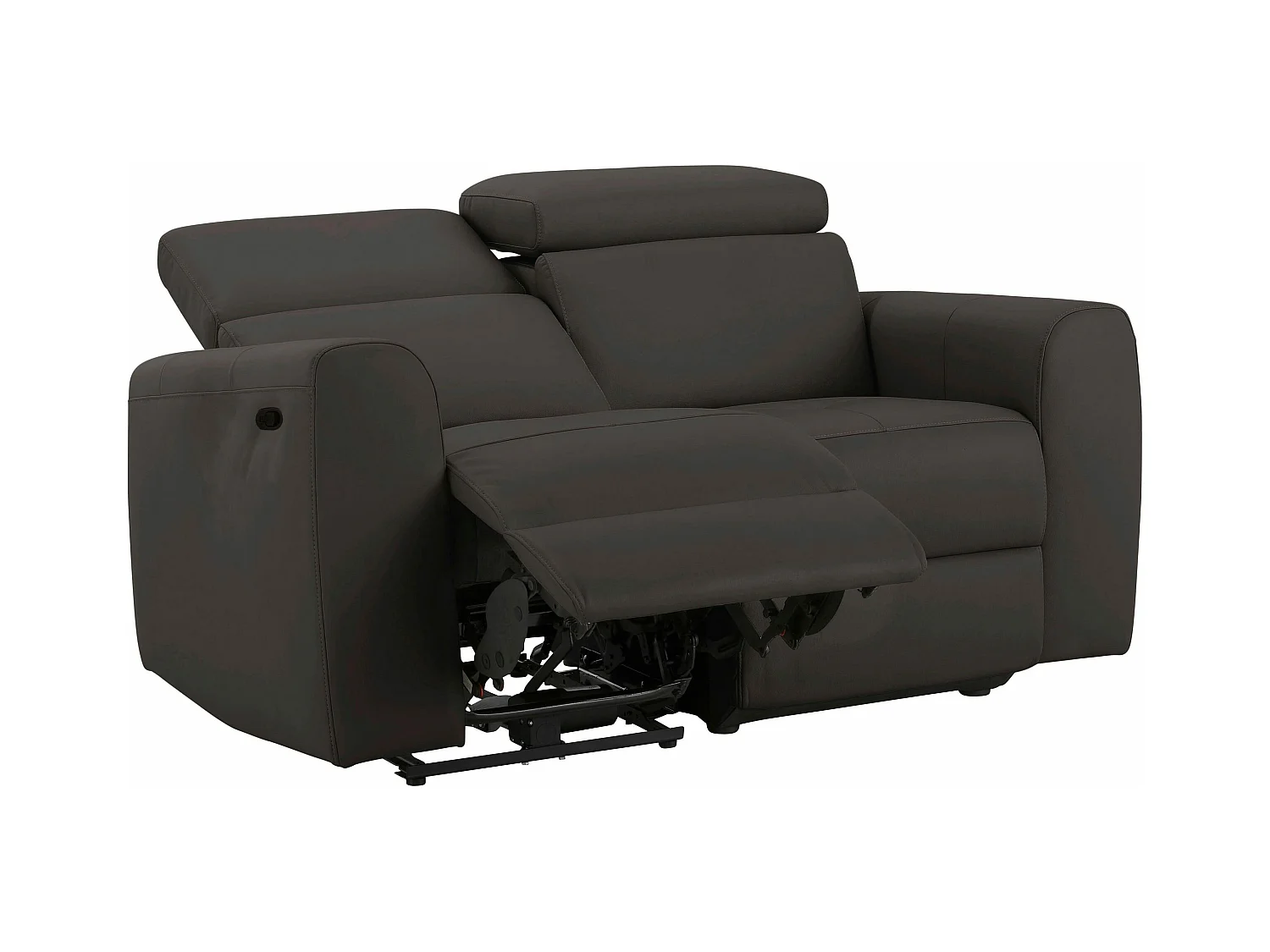 Capena | Sofa 2 Sitzer in Braun PU