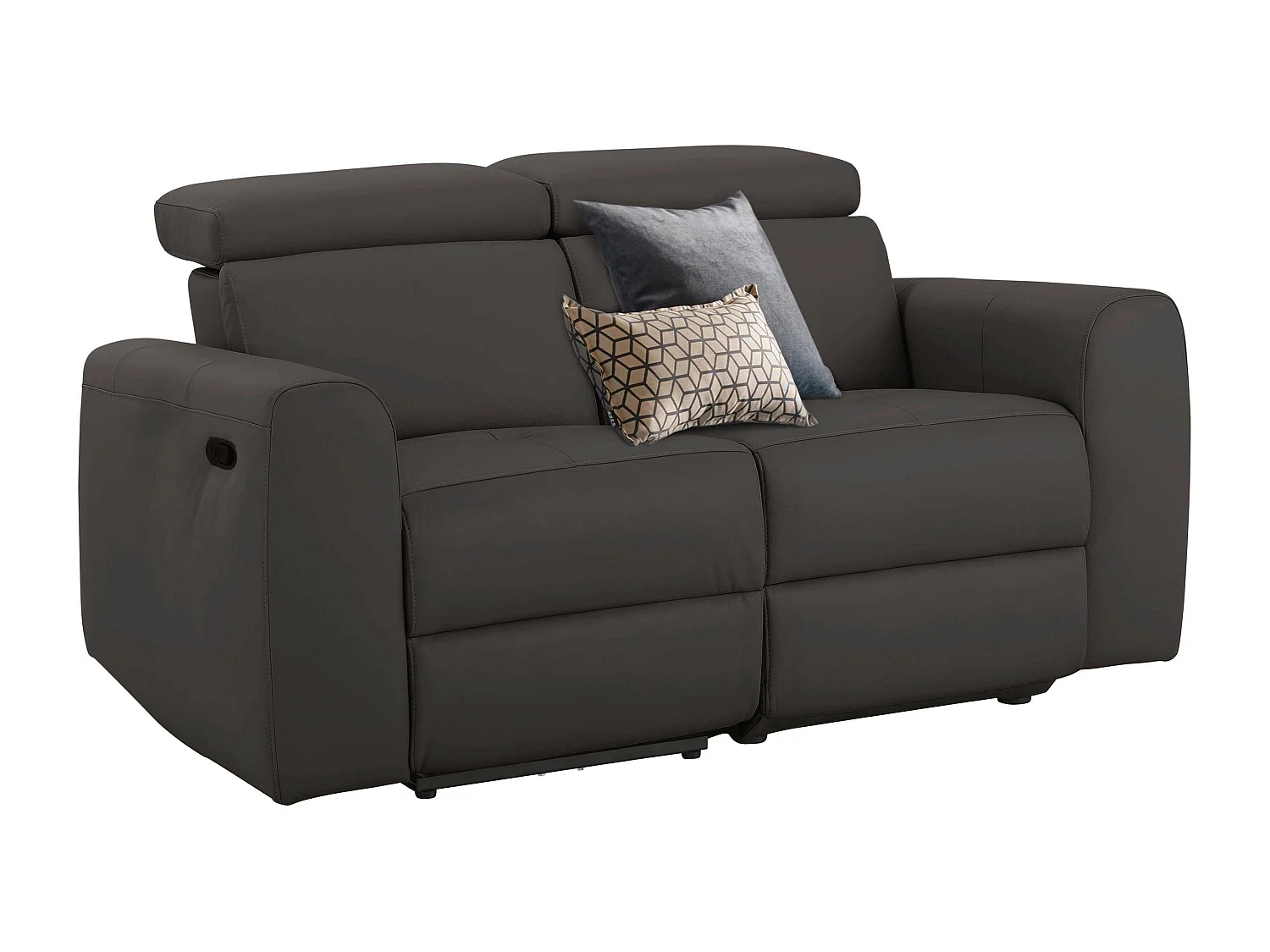 Capena | Canapé 2 places en PU Marron