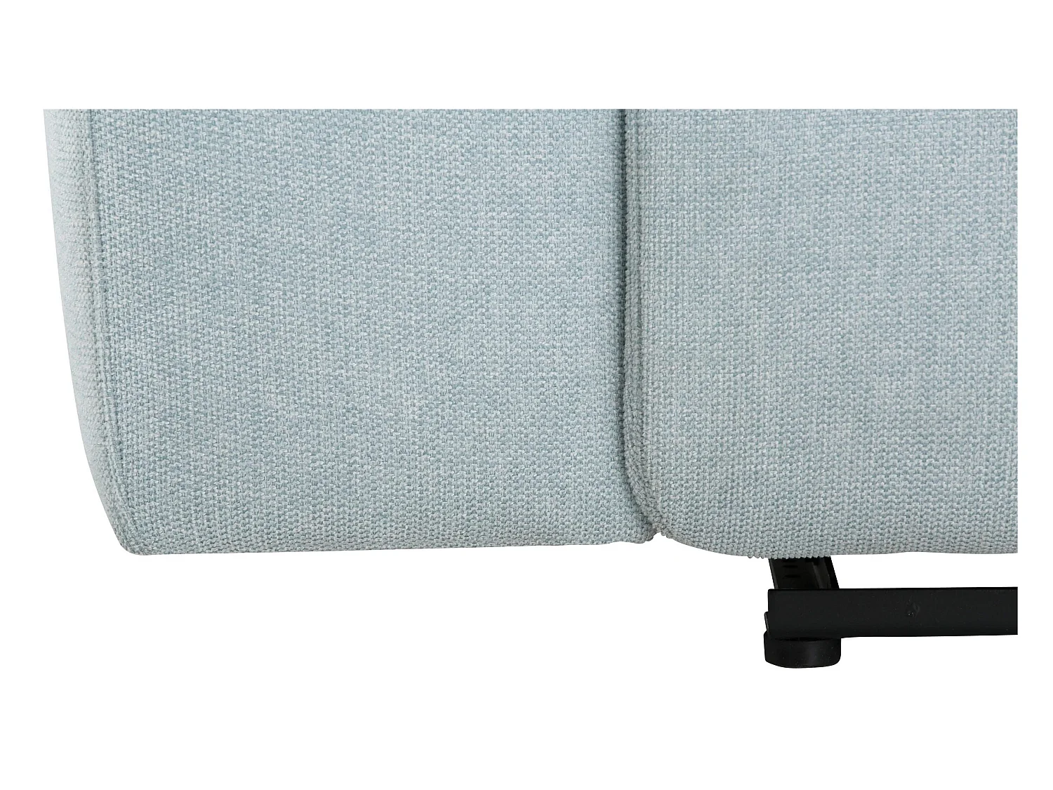 Capena | Chaise Lounge Sofa 3 Sitzer Rechts in Iceblue Fabric