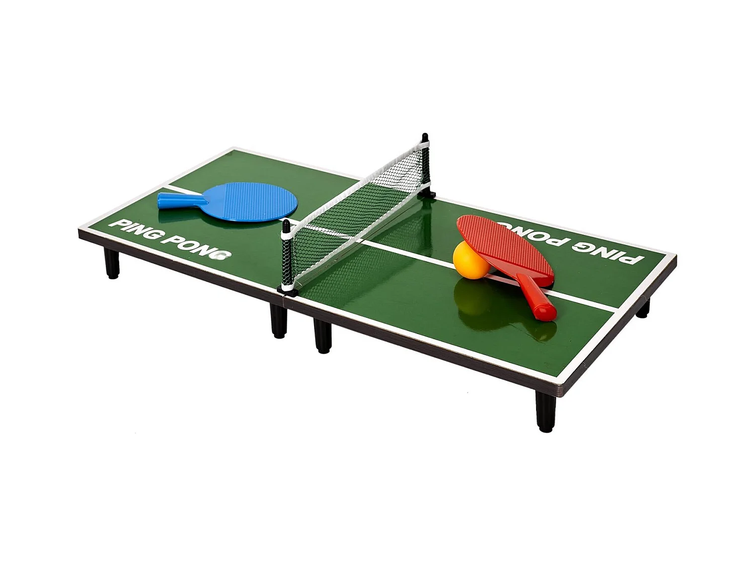 Table De Ping Pong 60x30cm Vert, Noir, Blanc, Bleu, Rouge