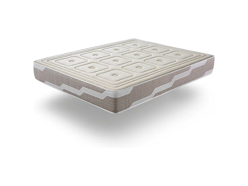 Latexmatratze 100X200 ORGANIK NATURA Höhe 25 CM, Naturlatex und HR-Schaum