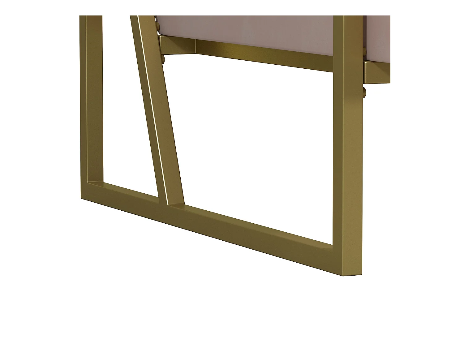 Chaise d'appoint en velours rose