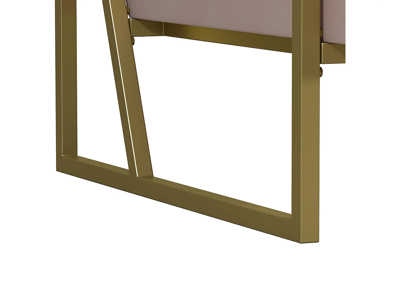 Chaise d'appoint en velours rose