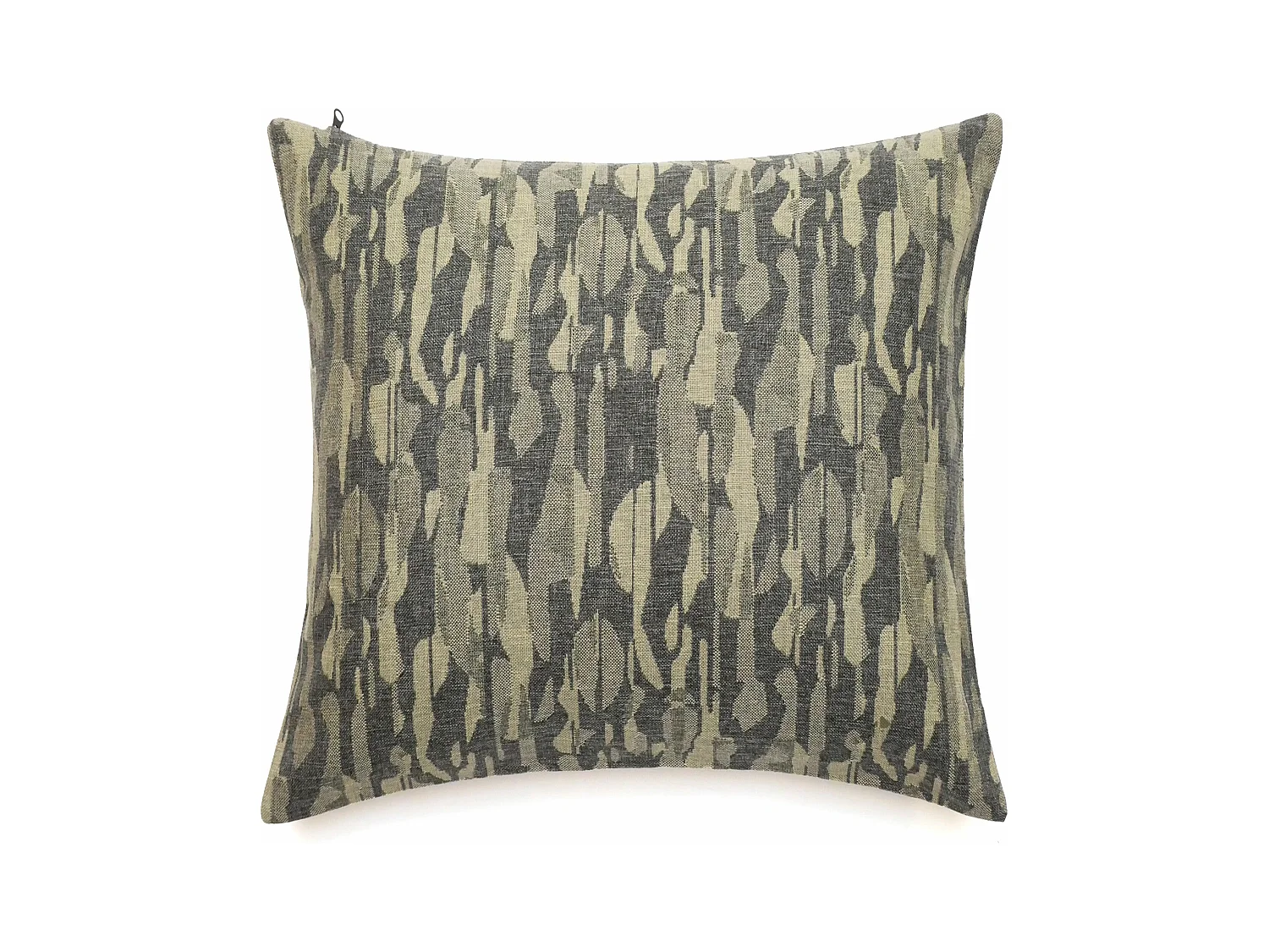 Housse de coussin 62x62 cm collection KALYMNOS tissu oléfine vert sauge