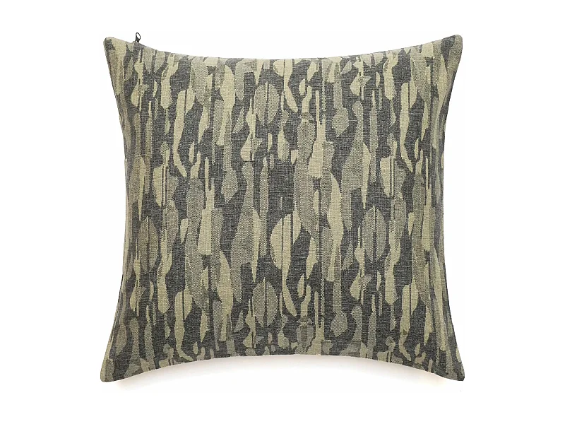 Housse de coussin 62x62 cm collection KALYMNOS tissu oléfine vert sauge