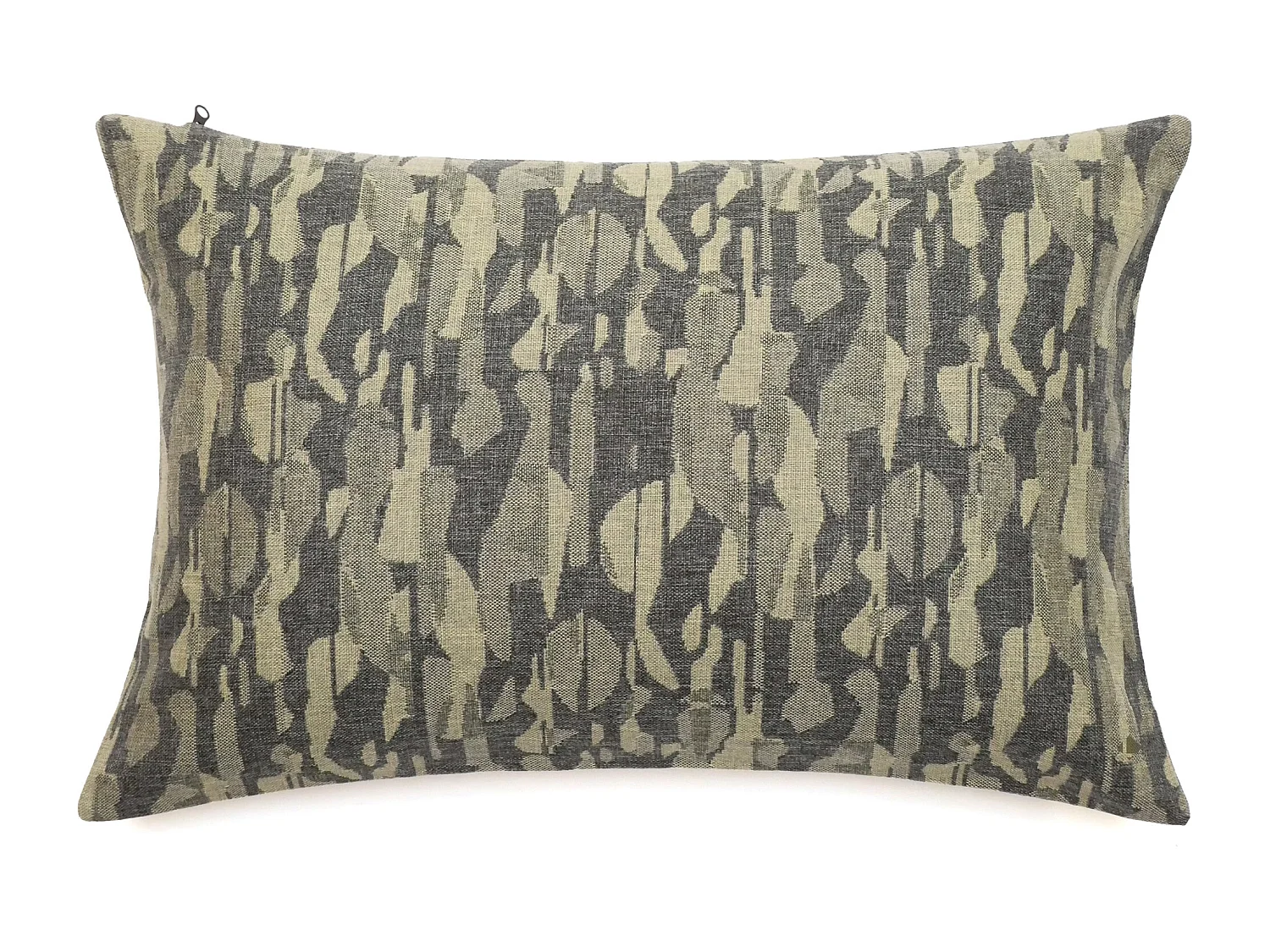 Housse de coussin 40x60 cm collection KALYMNOS tissu oléfine vert sauge