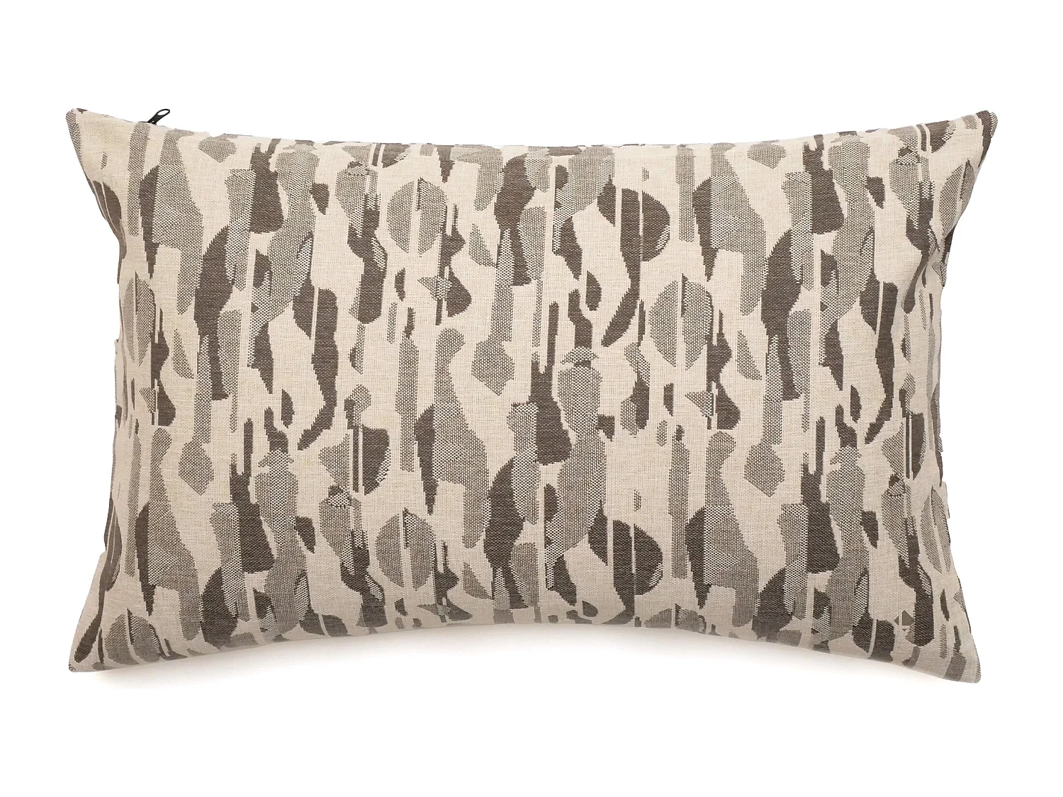 Housse de coussin 40x60 cm collection KALYMNOS tissu oléfine vert chanvre