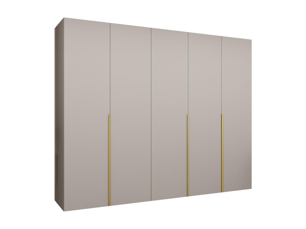 Draaideurkast Alicante 1 202/250/52 5-deurs  (kasjmier/goud)