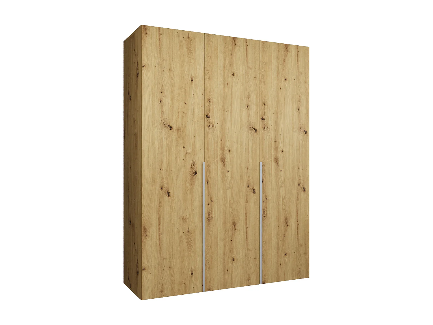 Armoire à portes battantes Alicante 1 202/150/52 3 portes (artisan/cachemire)