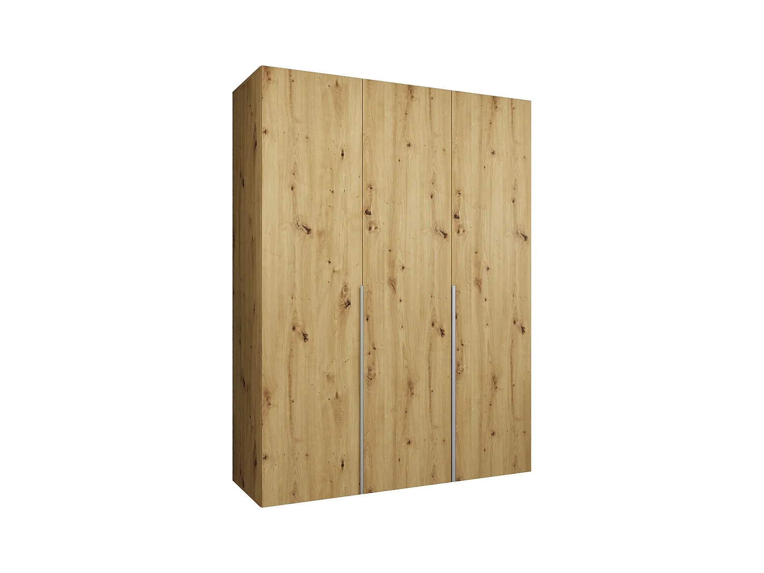 Drehtürenschrank Alicante 1 202/150/52 3-türig (Artisan Eiche|Kaschmir)