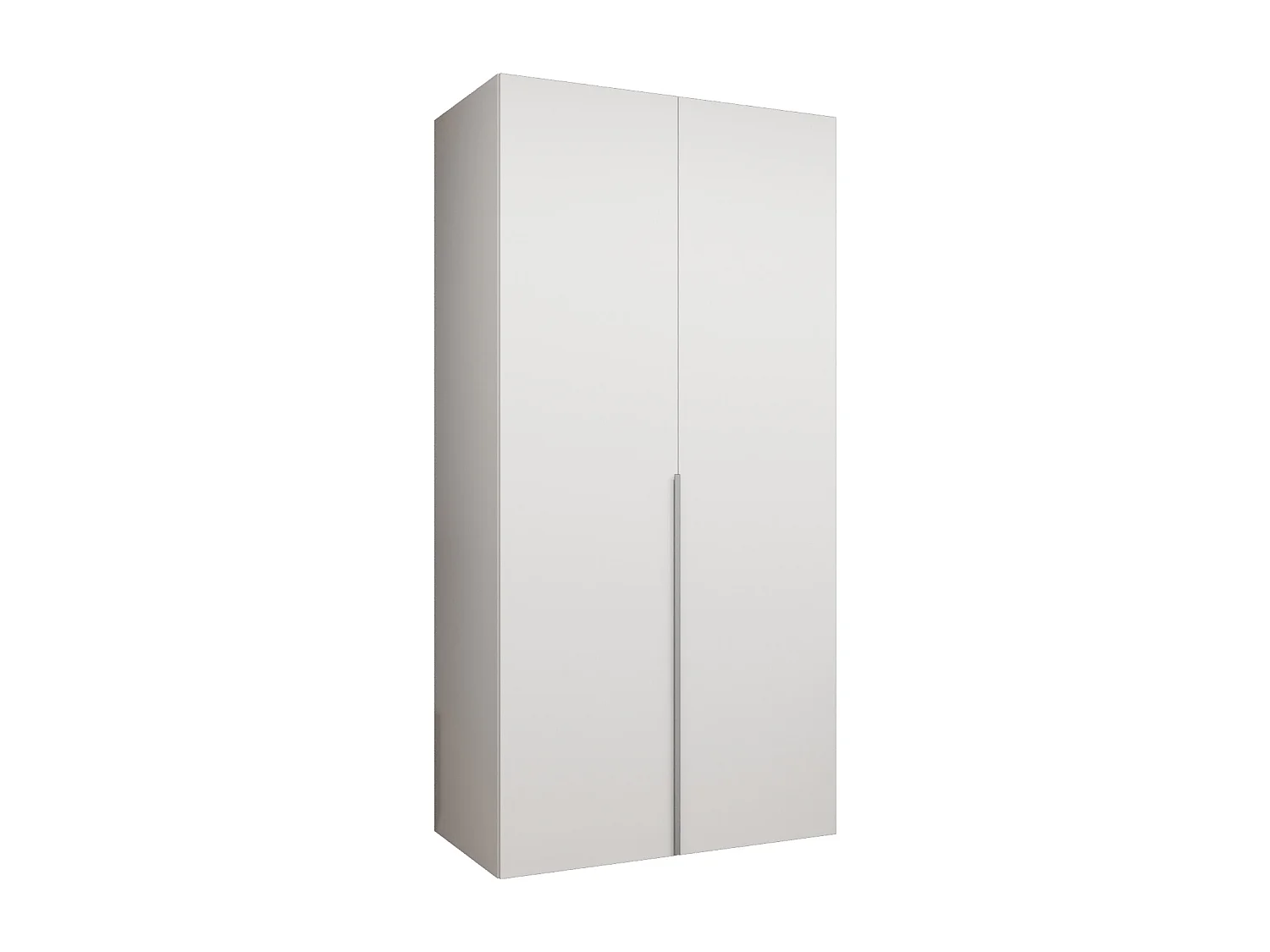 Armoire à portes battantes Alicante 1 202/100/52 2 portes (blanc/cachemire)