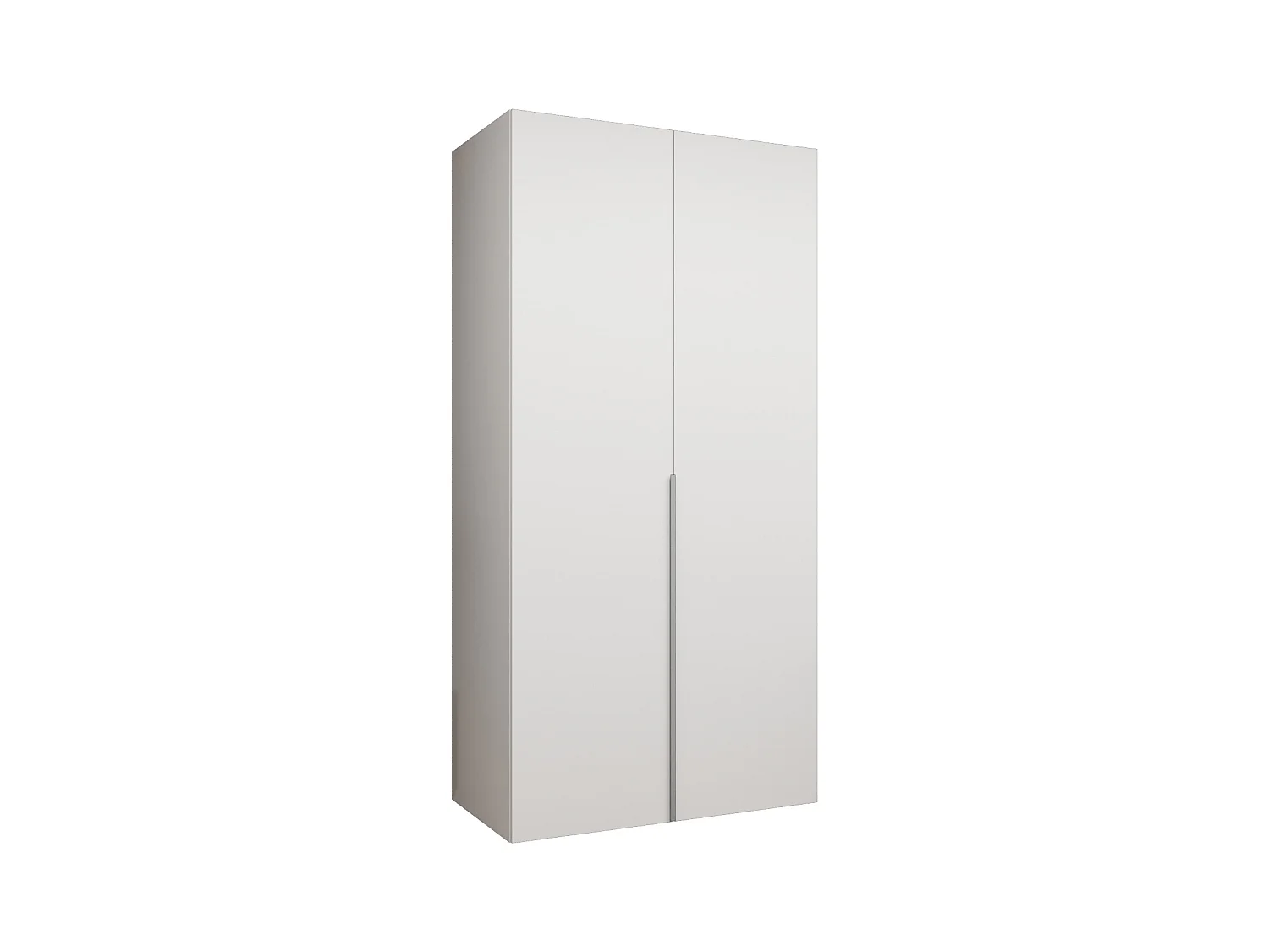 Drehtürenschrank Alicante 1 202/100/52 2-türig (Weiß|Kaschmir)