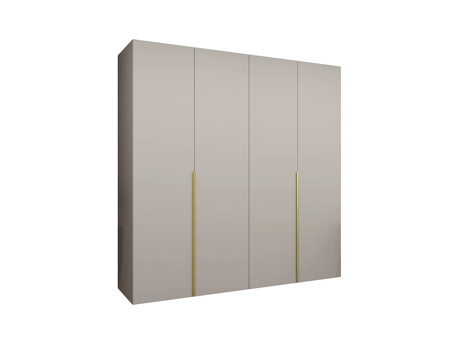 Drehtürenschrank Alicante 1 202/200/52 4-türig (Kaschmir|Gold)