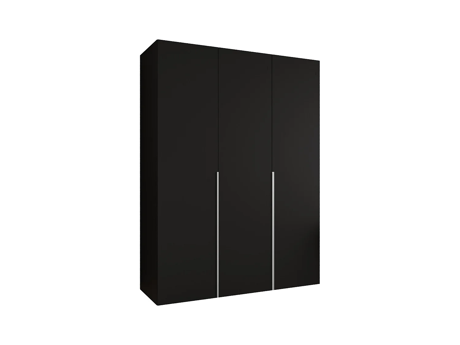 Armoire à portes battantes Alicante 1 202/150/52 3 portes (noir/cachemire)