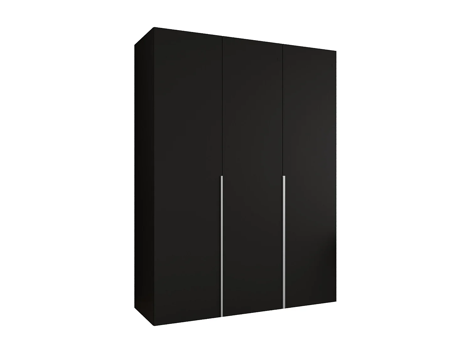 Armoire à portes battantes Alicante 1 202/150/52 3 portes (noir/cachemire)