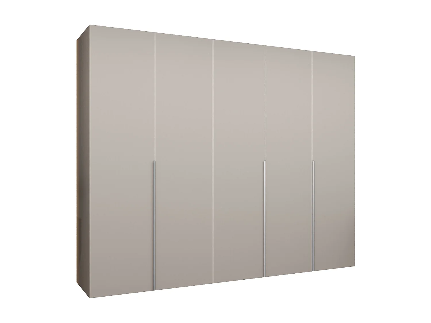 Armoire à portes battantes Alicante 1 202/250/52 5 portes (cachemire/cachemire)