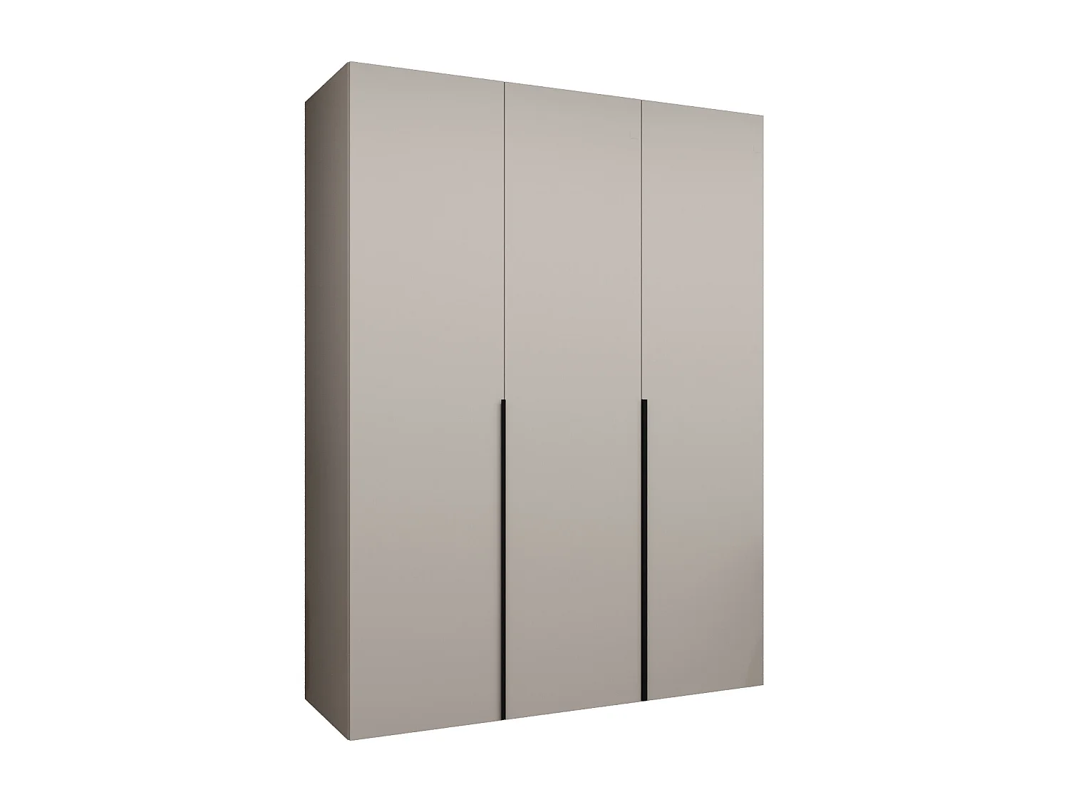 Armoire à portes battantes Alicante 1 202/150/52 3 portes (cachemire/noir)