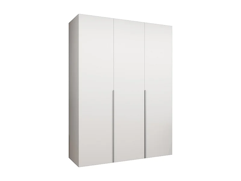 Armoire à portes battantes Alicante 1 202/150/52 3 portes (blanc/cachemire)