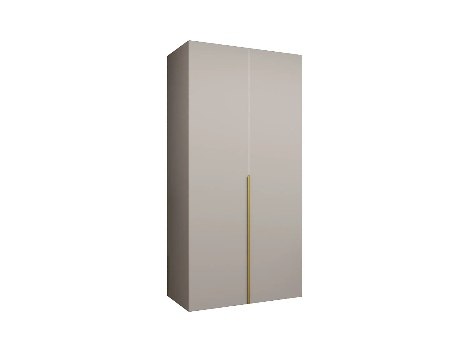Drehtürenschrank Alicante 1 202/100/52 2-türig (Kaschmir|Gold)