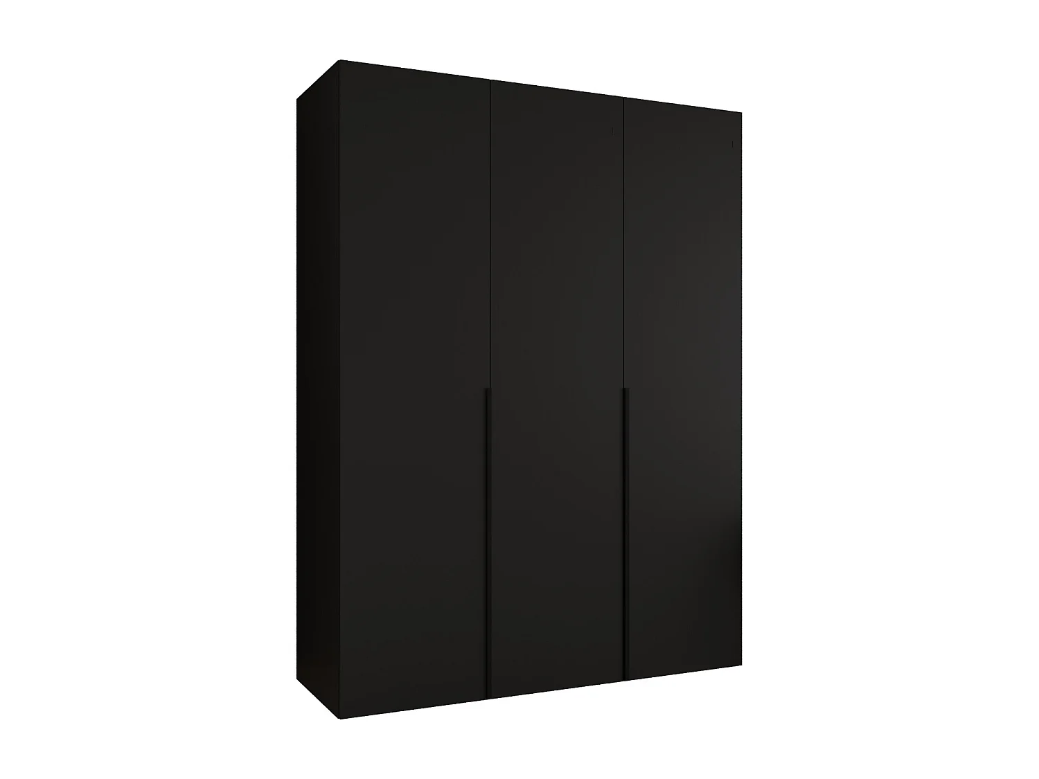 Armoire à portes battantes Alicante 1 202/150/52 3 portes (noir/noir)