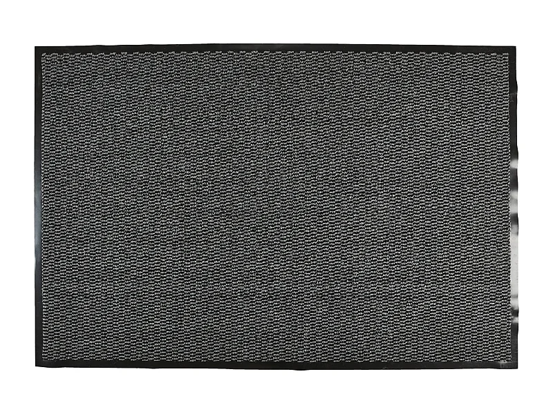 Tapis Tissu Et Caoutchouc 80x120cm Noir, Rouge