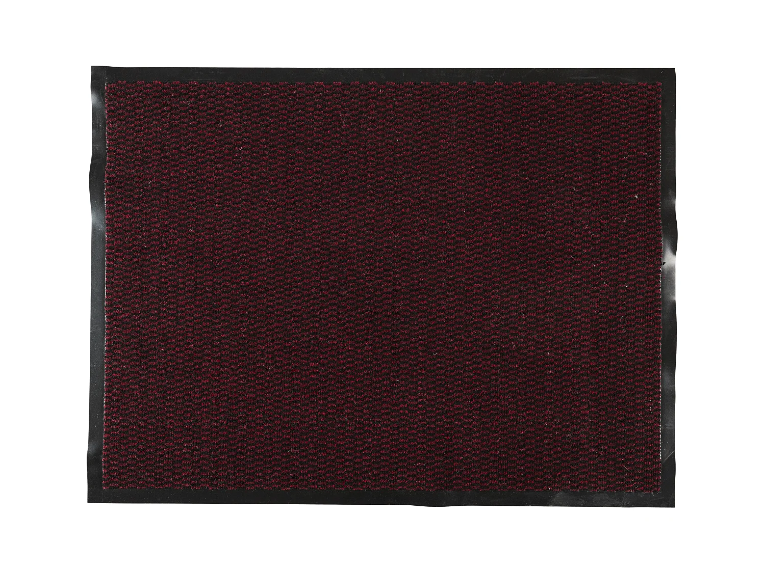Tapis Tissu Et Caoutchouc 60x80cm Noir, Rouge