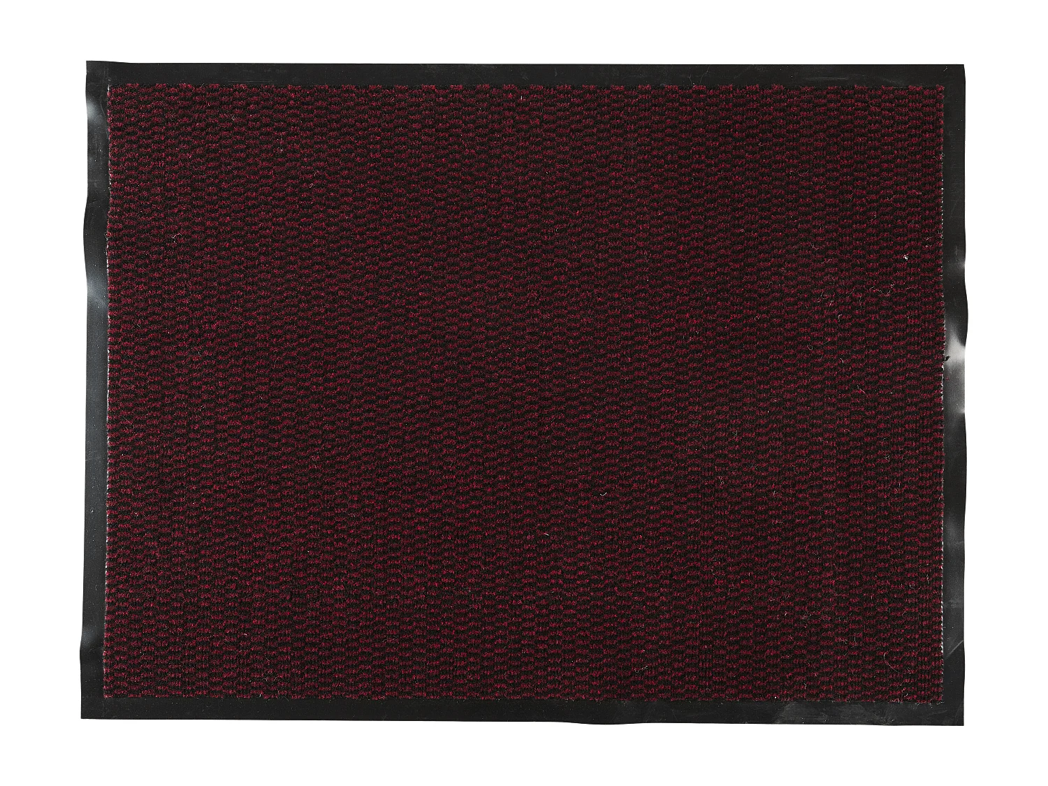 Tapis Tissu Et Caoutchouc 60x80cm Noir, Rouge