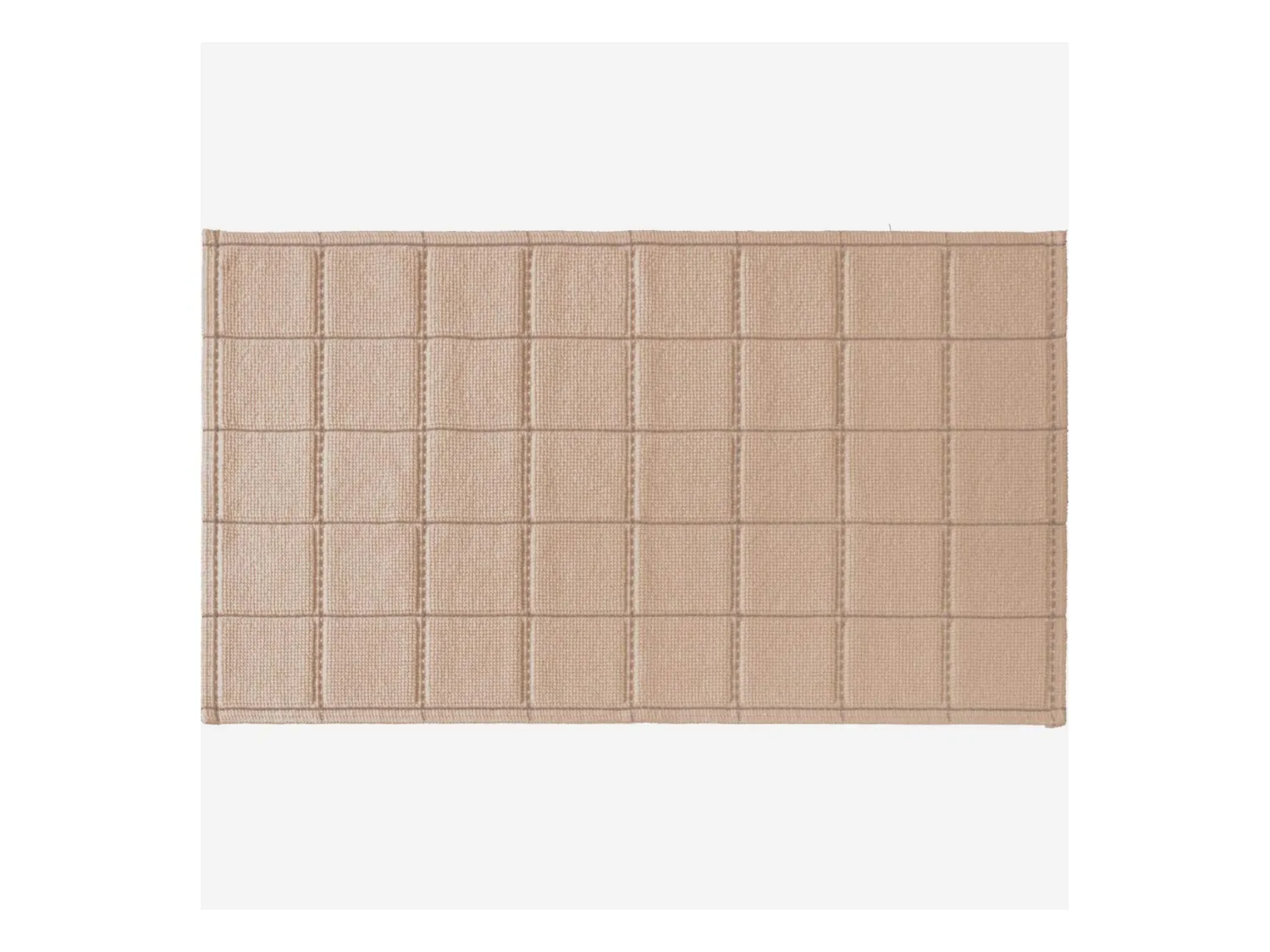 Habitat - Tapis de bain en coton – 90 x 60 cm – Beige - Usan