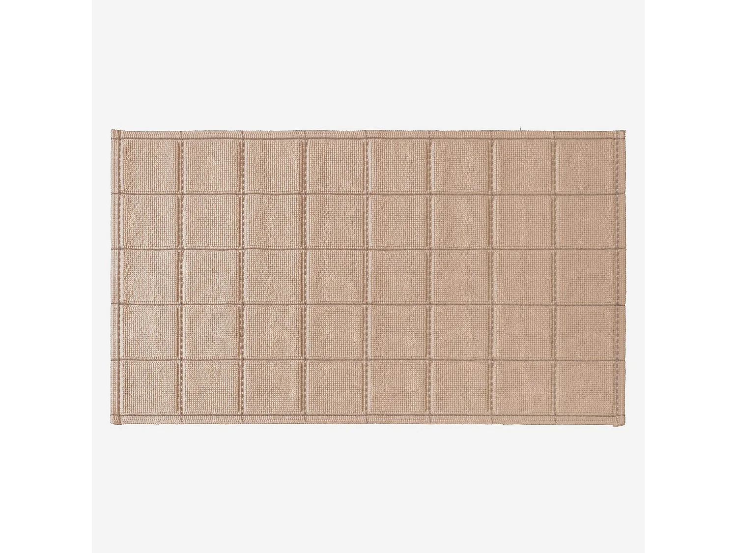 Habitat - Tapis de bain en coton - 90 x 60 cm - Beige - Usan