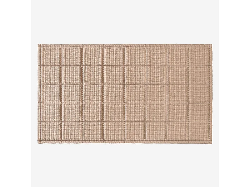 Habitat - Tapis de bain en coton - 90 x 60 cm - Beige - Usan