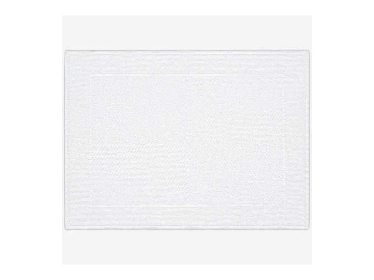 Habitat - Tapis de bain 80x60cm en coton blanc - Guam