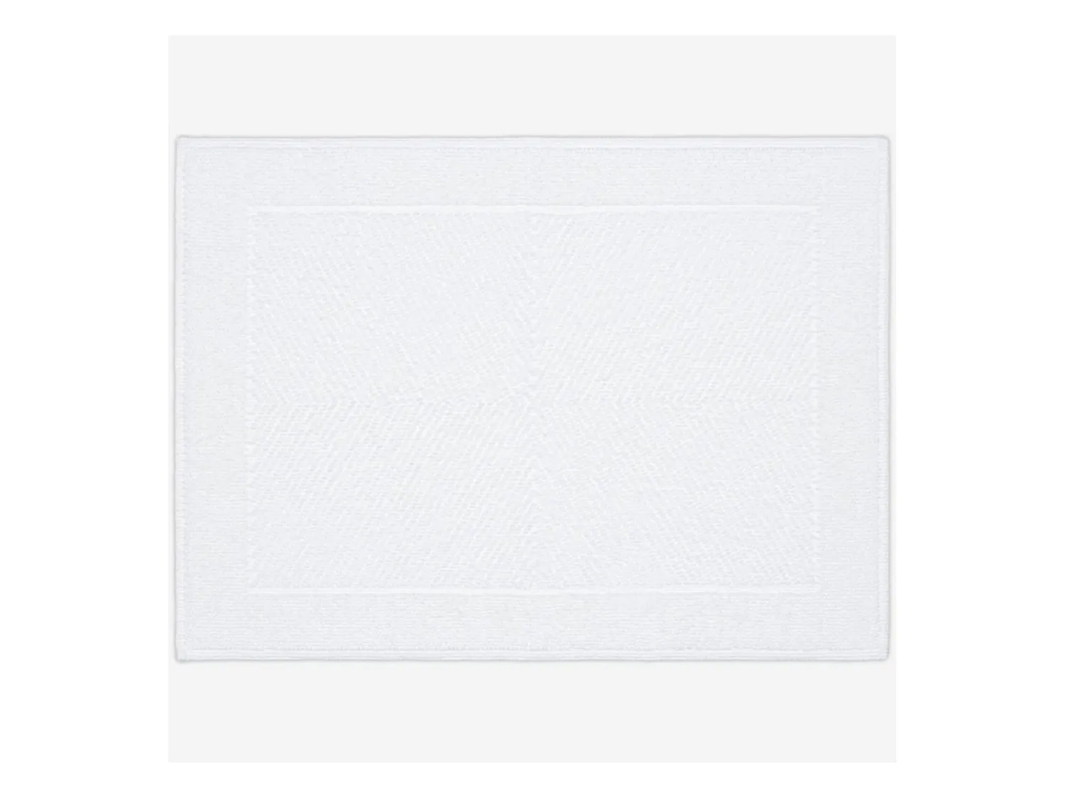 Habitat - Tapis de bain 80x60cm en coton blanc - Guam