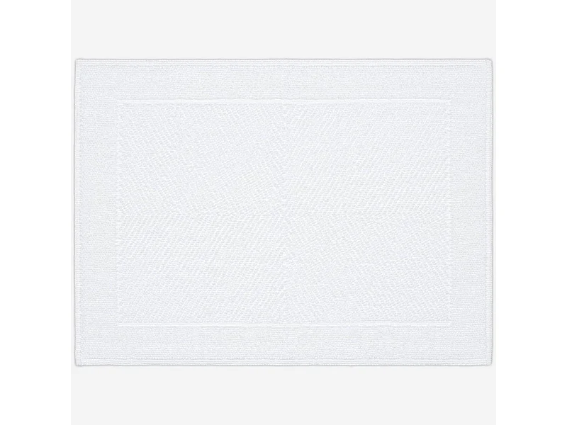 Habitat - Tapis de bain 80x60cm en coton blanc - Guam